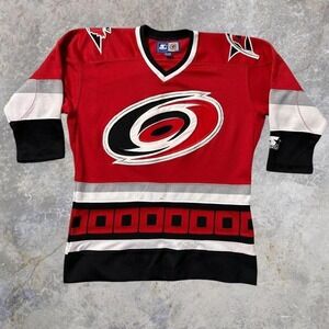Vintage 90s Starter Carolina Hurricanes NHL Hockey Jersey